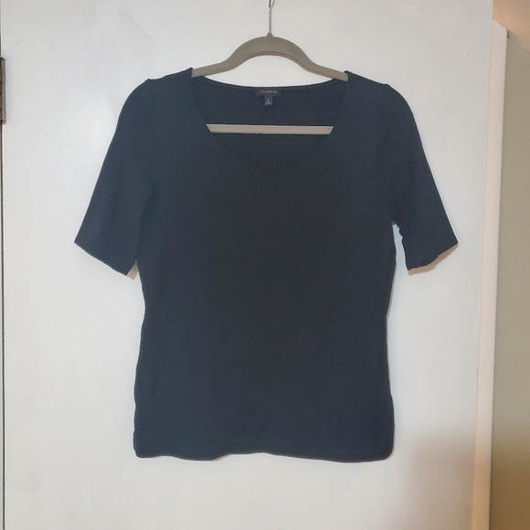 Talbots Black Tee (T-Shirt Wardrobe Staple) - Picture 2 of 5
